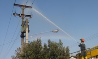 طرح گسترده شست‌وشوی شبکه توزیع برق اجرا شد