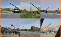 روشنایی بلوار خیبر دزفول با چراغ LED پس از سال ها تاریکی