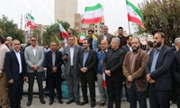 حضور مدیرعامل و کارکنان شرکت توزیع نیروی برق خوزستان در راهپیمایی 22 بهمن و چهل و هفتمین جشن انقلاب اسلامی