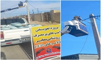 ادامه طرح تعویض چراغ‌های پرمصرف با LED در شهرستان گتوند
