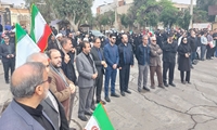 حضور مدیرعامل و کارکنان شرکت توزیع نیروی برق خوزستان در راهپیمایی روز جهانی قدس