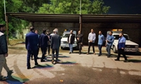 دیدار شبانه معاون هماهنگی توانیر و مدیرعامل شرکت توزیع برق خوزستان با گروه‌های عملیاتی اندیمشک 