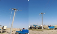 بازگشت جریان برق به روستای بنوار پس از اصلاح شبکه آسیب‌دیده