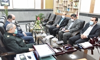 دیدار مدیرعامل شرکت توزیع برق خوزستان با فرمانده انتظامی استان