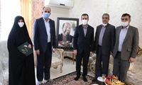 دیدار با خانواده شهید حسونی زاده همزمان با فرارسیدن سالروز فجر انقلاب اسلامی