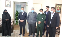 دیدار مدیرعامل شرکت توزیع نیروی برق خوزستان وهیات همراه باخانواده سرلشگرشهید علی هاشمی در آستانه دومین سالگرد شهادت سردار سلیمانی