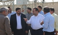 بازدید مدیران عامل شرکت های توزیع برق خوزستان و برق منطقه ای استان از وضعیت شبکه برق شهرستان های کرخه و شوش