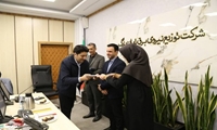 تقدیر معاون هماهنگی توزیع شرکت توانیر از سرپرست دفتر جی آی اس و مطالعات سیستم شرکت توزیع نیروی برق خوزستان